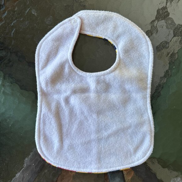 Cal Berkeley Bears USC Trojan Baby Bib RARE Blue Yellow Red Orange - Picture 2 of 2